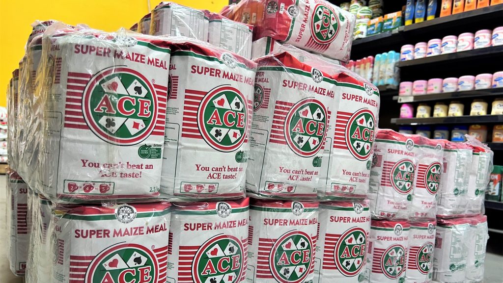 Ace maize meal is part of the Tiger Brands product range