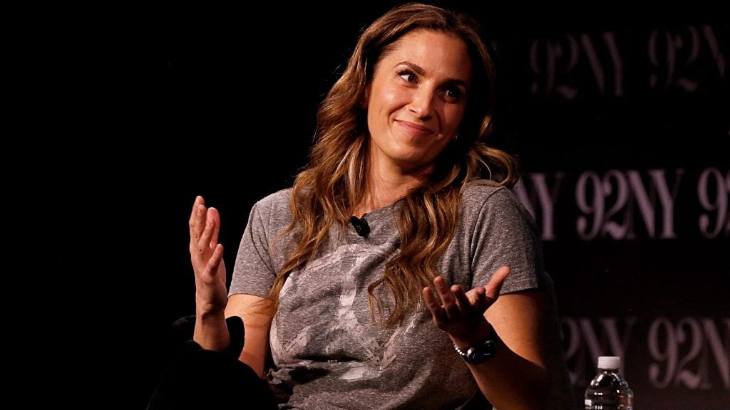 Melissa Ben-Ishay attends a conversation about her ‘Come Hungry’ cookbook at The 92nd Street Y, New York on 25 January 2024 in New York City