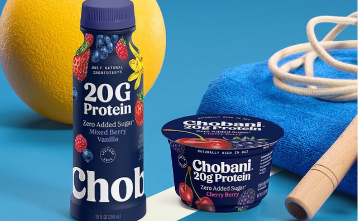 A media handout image for Chobani High Protein products